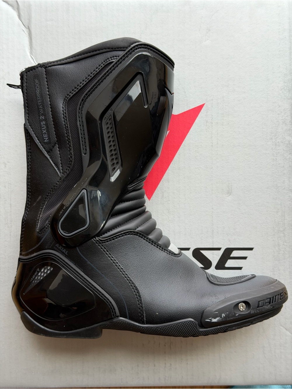 Dainese Men's Black Motorcycle Riding Boot - NEXUS 2 D-WP BOOTS